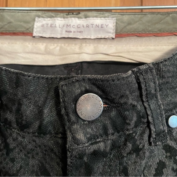 Stella McCartney python snakeskin print skinny ankle jeans Size 27 - Picture 3 of 10